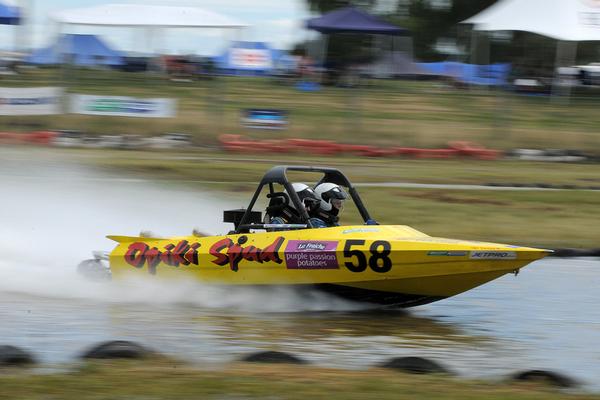 The most competitive category in this year's 2011 Jetpro Jetsprint Championship is the Scott Waterjet Group A field led by Opiki's Simon Campbell, who has a three point lead heading in to this weekend's third round at Meremere